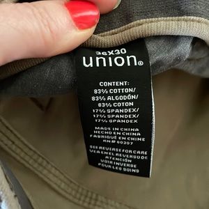 Union men’s pant 36x30